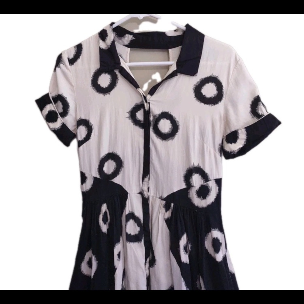 Black And White Patterned Dressed 4 Euc - image 4